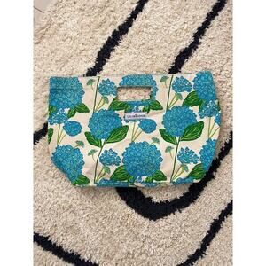 The Lilibridge Bag, Hydrangea Blue foldable Cotton Canvas tote